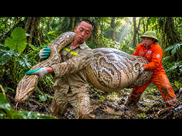 Catching a Giant Python in an Abandoned House | The Biggest Python
