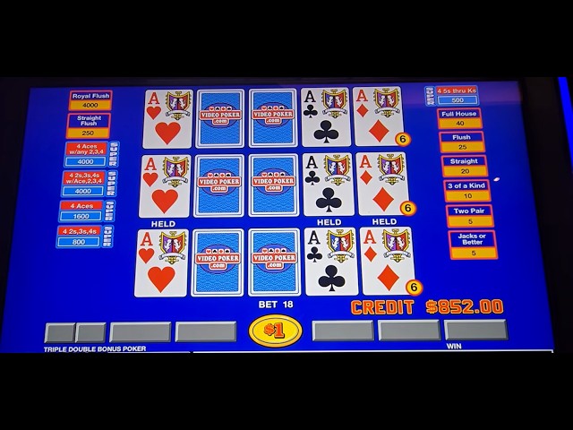 ⚡️HIGH LIMIT ACES for the comeback?#videopoker #casino #gambling #slots #lasvegas ##jackpot #poker 