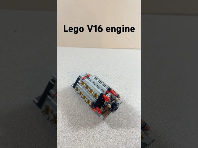 Lego V16 engine #lego #legoengine #legomotor #legoparts #automobile