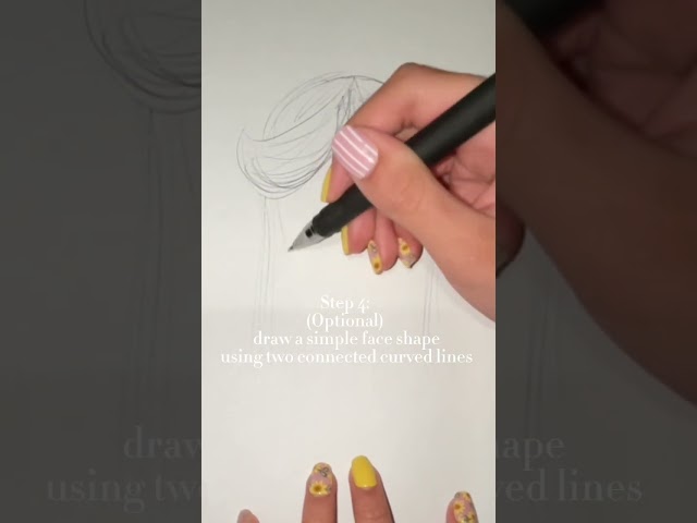 Simple how to draw hair tutorial for beginners (easy) #fyp #drawing #art #tutorial #realism #shorts