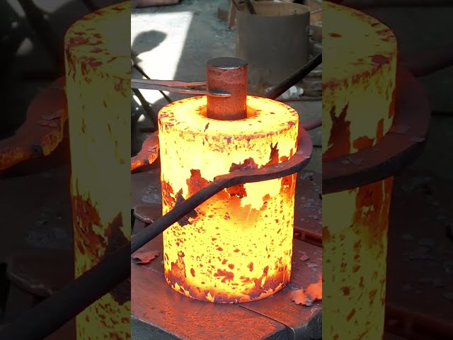 Inside the forging factory Watch A Massive Steel Ingot Become A Shaft by amazing team working