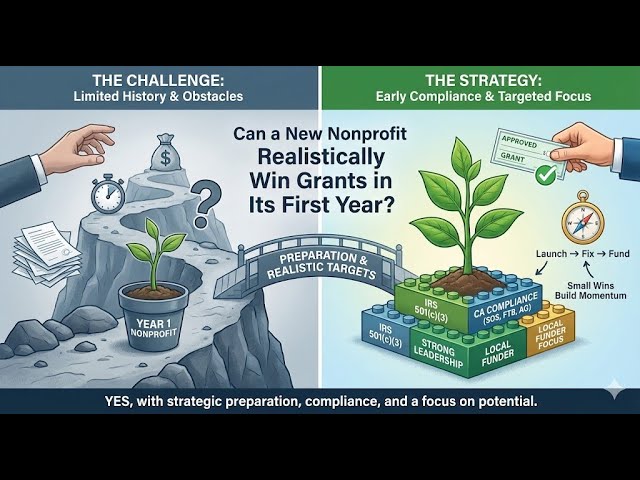 Can a New Nonprofit Realistically Win Grants in Its First Year?