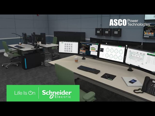 ASCO Power Technologies' Virtual Government Building - Control & Monitoring Room