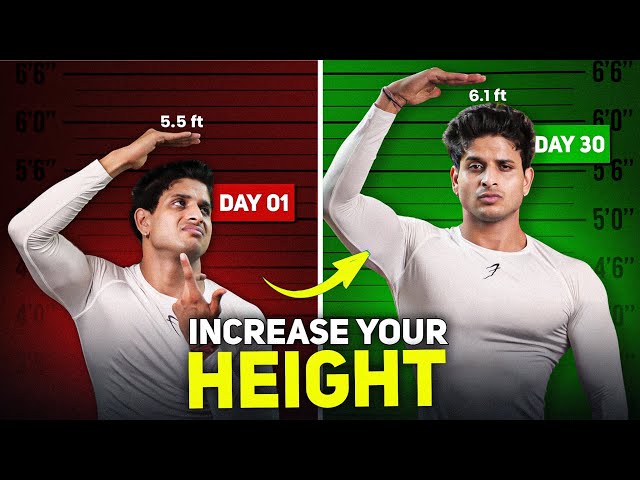 6 Easy Hacks to Increase Your Height😍 | How to Grow Tall Naturally - Sidfitlife