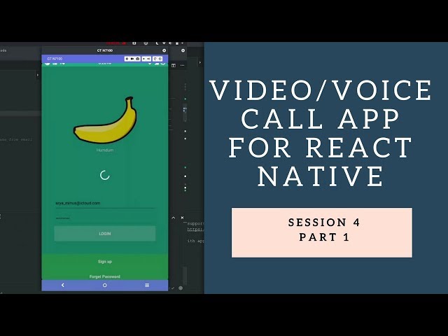 How to React-Native : Building Video/Voice Call App Part I - Login