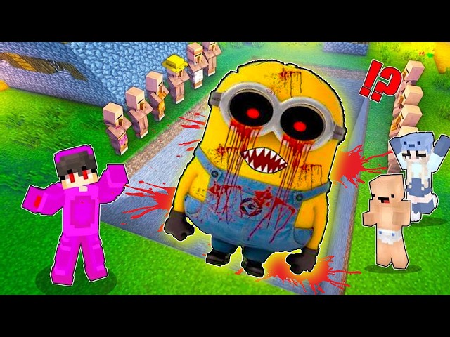 We Found a Giant Evil Minions Body in Minecraft (Tagalog)