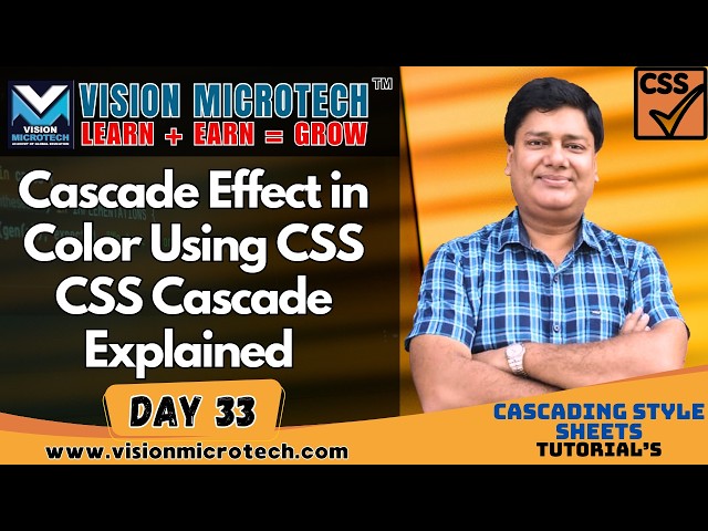 Cascade Effect in Color Using CSS | CSS Cascade Explained