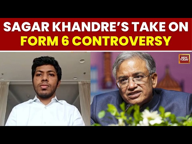 CEC Gyanesh Kumar | Form 6 Row | Sagar Khandre Exclusive | ‘Genuine Voters Removed’ | India Today