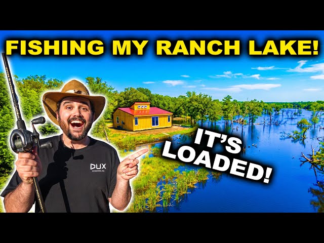 My FIRST TIME Fishing the ABANDONED RANCH Lake!!! (It’s Loaded)