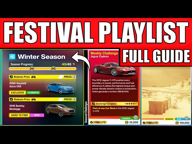 Forza Horizon 6 Festival Playlist Winter Season - FULL GUIDE! & All Rewards (Series 5)