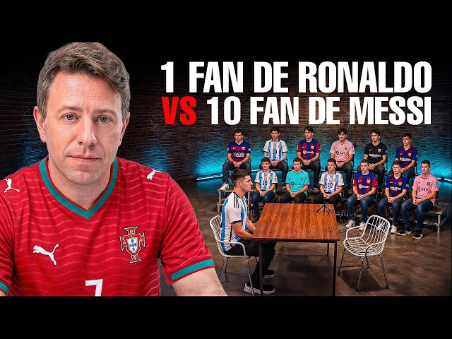 1 Cristiano Fan VS 10 Messi Fans