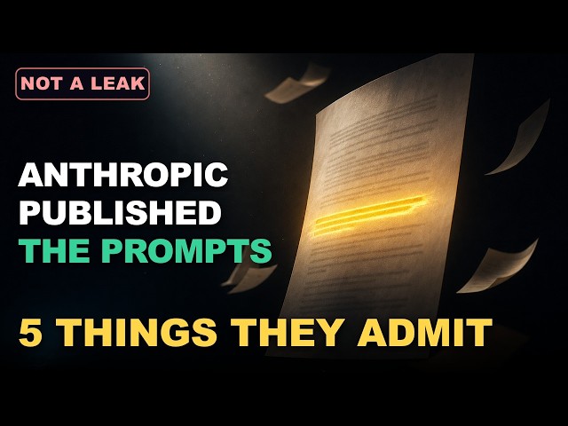 Anthropic Published Claude's Exact System Prompts — 5 Things They Admit