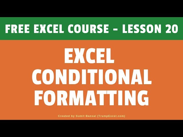 Excel Conditional Formatting (Overview + Advanced Examples)