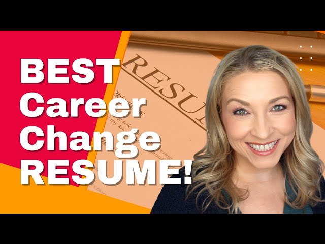 The BEST Resume TIPS in 2022 For Career Changers
