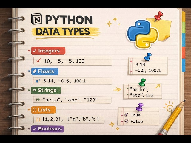 Python Data Types Explained | 8 Groups and 14 Data Types | Python Basics