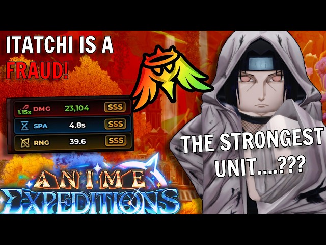 Spending 20 Hours Obtaing THE META 0.01% UNBOUND ITATCHI In Anime Expeditions Noob To Pro