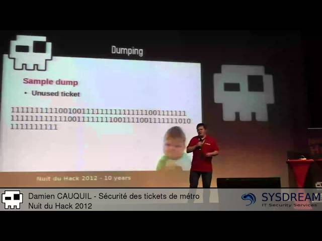 La nuit du hack 2012 - La sécurité des tickets métro (audio remasterisé)
