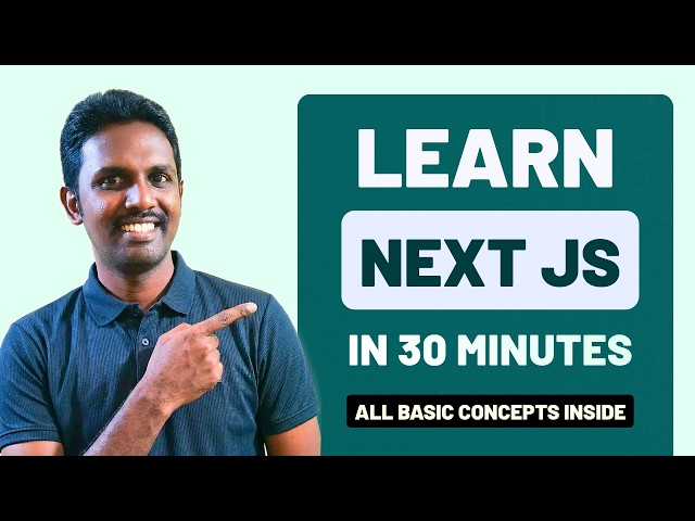 Learn Next js in Tamil | Beginner Friendly Crash Course