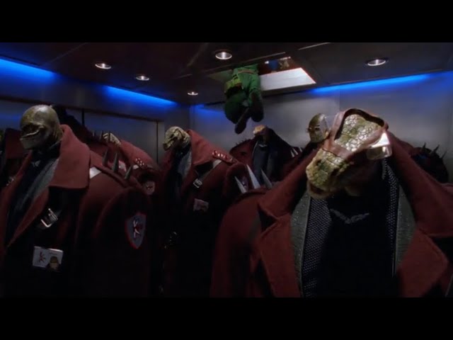 Goomba Elevator Scene (Higher Quality) (Mario Bros. '93)