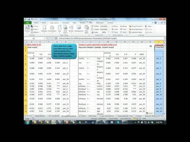 SEM Series Part 9: Multigroup Moderation (critical ratios)