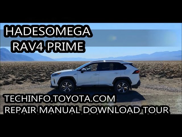 Toyota TECHINFO Repair Manual Download Tour for Rav4 Prime