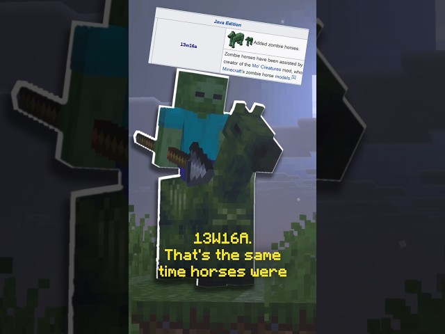 Zombie Horses Are Finally in Survival! 🧟🐴 | Minecraft Live 2025