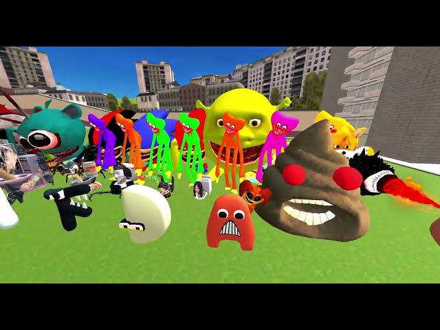 NEXTBOTS IN PLAYGROUND MOD NEW UPDATE V 6.0.2 AND SANDBOX IN SPACE PLAY ||  #nextbots #tvman #gmod