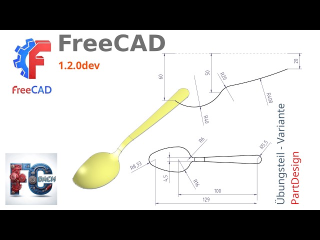 FreeCAD 1.2.0dev - Exercise section for beginners and those switching from other versions - Variant