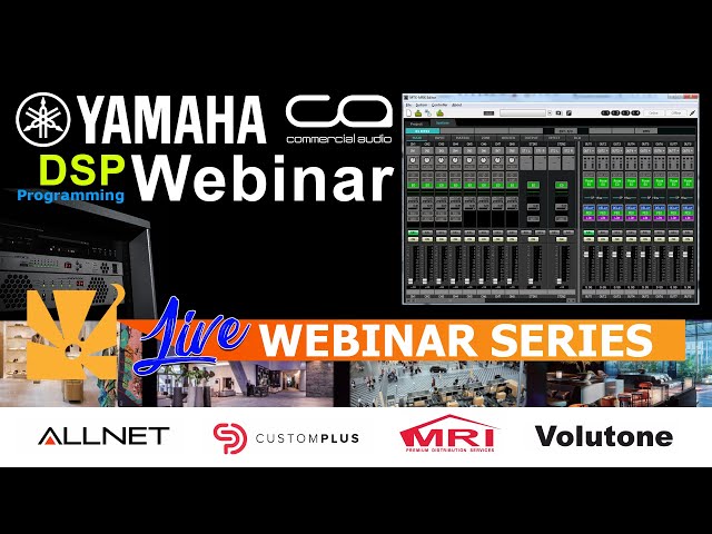 Yamaha DSP Programming Webinar