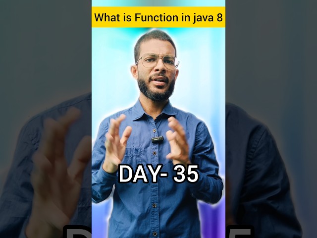 What is Function in java 8 #function #java8  #consumer #predicate #supplier #javahack #streamapi