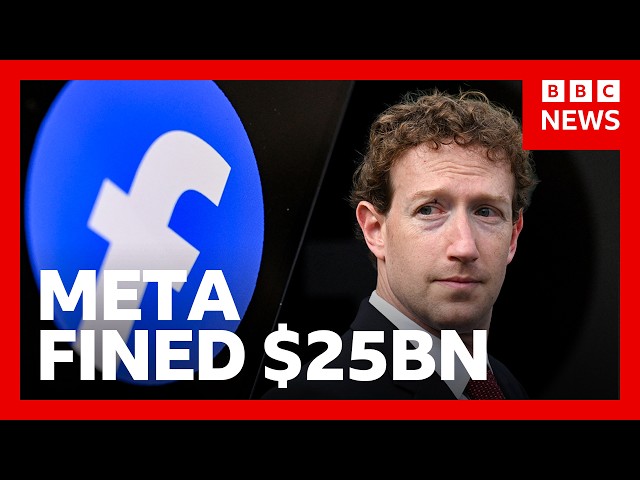 Meta hit with its largest fine ever for 'lies' about user data privacy | BBC News