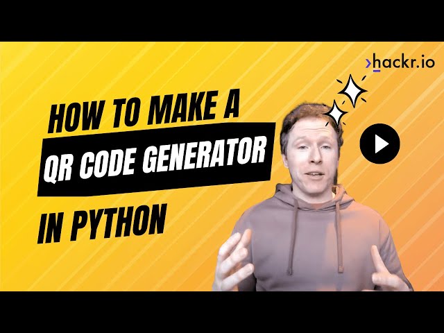 Build a Python QR Code Generator with GUI | Full Walkthrough