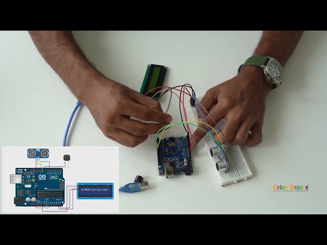 How to Build a Smart Car Parking System | AI & Robotics Project | Cyber Square