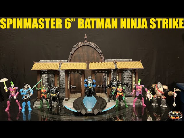 Spinmaster 6" Batman Ninja Strike Complete  Collection Battle Clash Entire Collection Figure Review