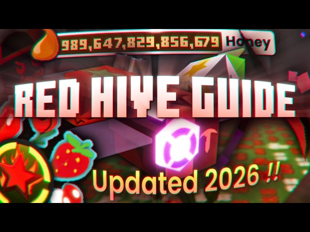 The Definitive Red Hive Guide | Bee Swarm Simulator