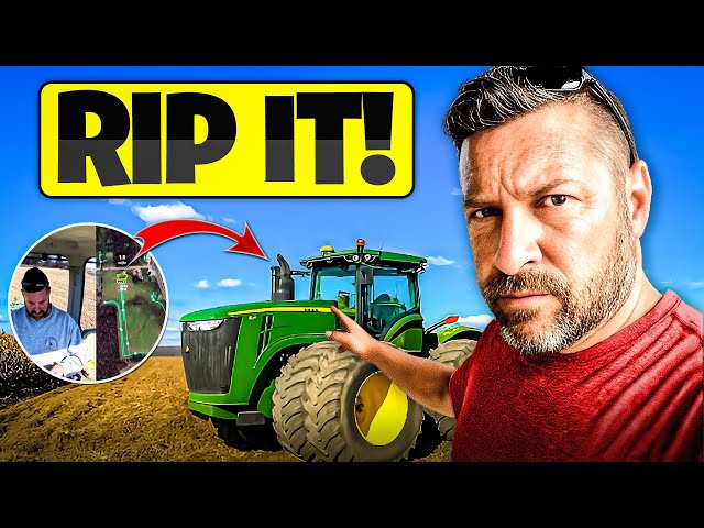 Chisel Plowing with John Deere 9560r