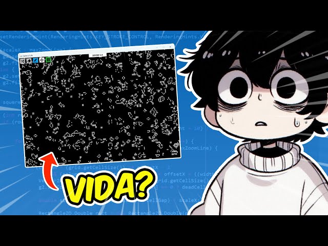 Hice el JUEGO DE LA VIDA en Java ... y es un caos