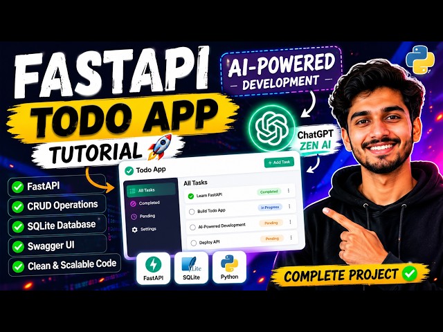 FastAPI Todo App Tutorial 🚀 | AI-Powered Development with ChatGPT Zen AI