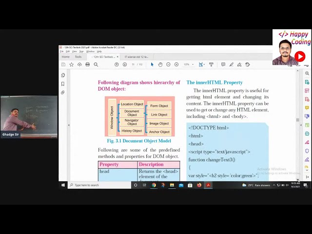 #12th Topic Revision of Advanced JavaScript || Information Technology