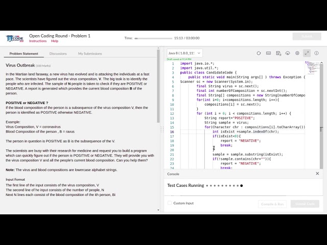 techgig | Virus Outbreak | Solution passed all test cases