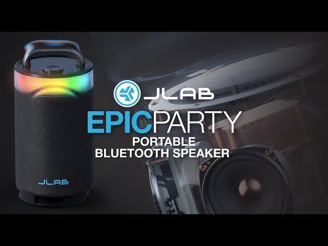 JLab Epic Party Speaker: 100W, 360° Sound & Epic Party Vibes