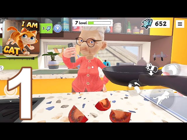 I Am Cat Mobile - Gameplay Walkthrough Part 1 - Tutorial (iOS, Android)