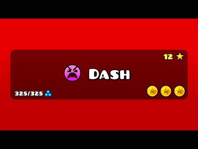 "Dash" 100 % (ALL COINS) | Geometry Dash