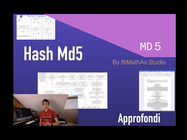 Hash Md5 -- Explication Complète -- BiMathAx STUDIO