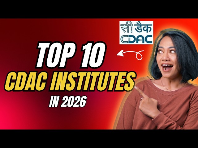 Top 10 CDAC Institutes of 2026 | Cut-off Ranks of LAst batch | CDAC | DAC | DBDA