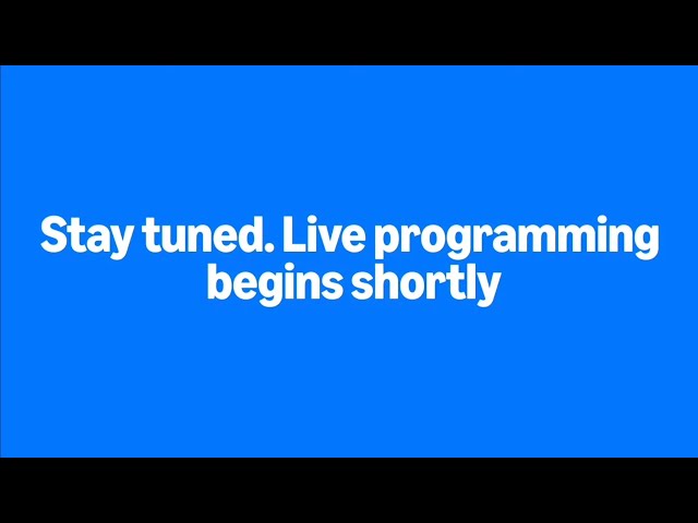 Amazon Prime Video - "Live programming begins shortly"