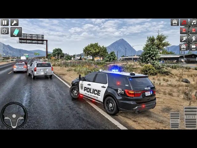 Police Car Chase Simulator 3D Game Real Cop Cars Driving Simulator 2025 Android GamePlay
