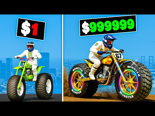 $1 to $1,000,000 Monster Bike in GTA 5