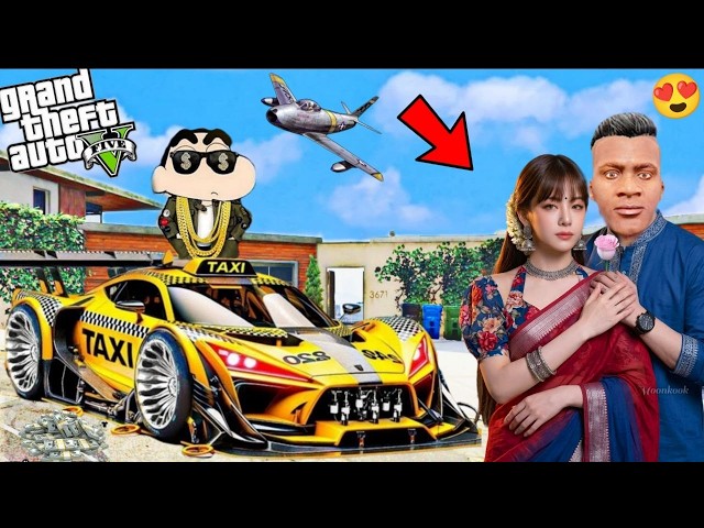 FRANKLIN TOUCH ANYTHING BECOME GOLD || EVERYTHING IS FREE IN GTA 5 | FRANKLIN KI SHAADI | SNAKERIFLE
