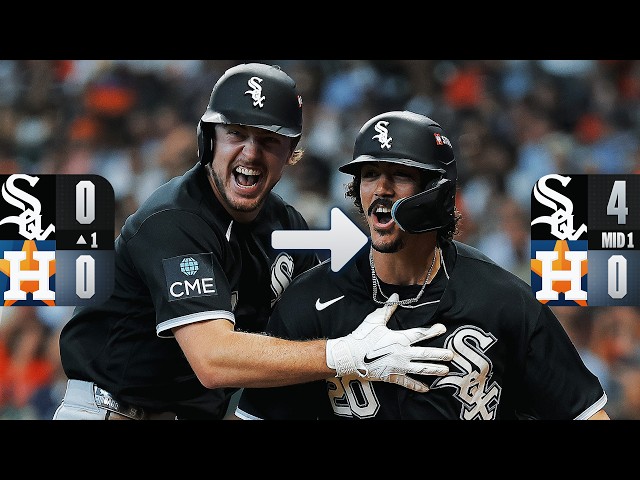 FULL FIRST INNING: White Sox score 4 runs vs. Astros! 💪 | MLB Highlights